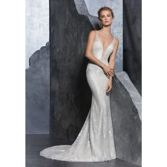Mori Lee | Dresses | Morilee Kendra 82 Art Deco Spaghetti Strap Beaded Wedding Dress Ivory Sz 910 | Poshmark Mori Lee | Dresses | Morilee Kendra 82 Art Deco Spaghetti Strap Beaded Wedding Dress Ivory Sz 910 | Poshmark